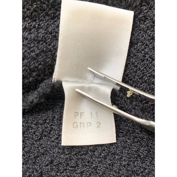 St. John x Nordstrom Jet Black Knit Blazer Jacket Size M 10 Stretch RL10200 EUC - Picture 9 of 9